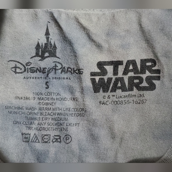 STAR WARS Disney Parks Boba Fett Tie Dye short sleeve t-shirt Small - Picture 3 of 3